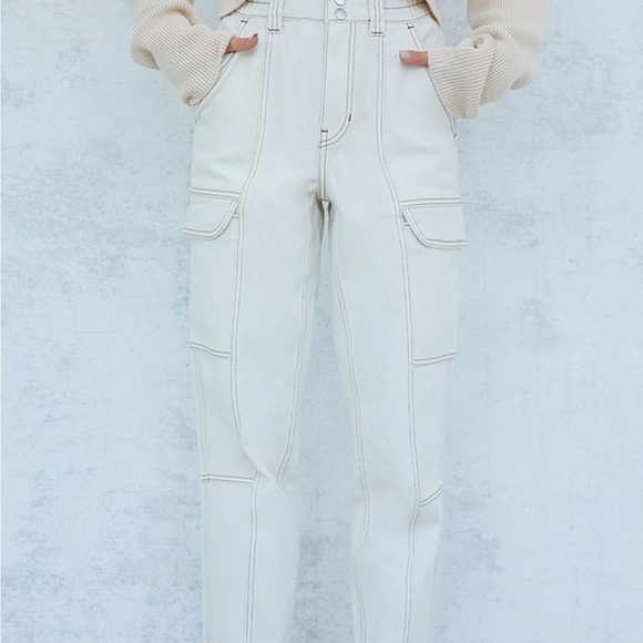 PacSun Pants - PacSun Bone Utility Cargo Pants